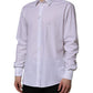White MARTINI Long Sleeve Dress Formal Shirt
