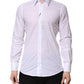 White MARTINI Long Sleeves Dress Formal Shirt
