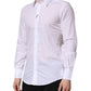 White MARTINI Long Sleeves Dress Formal Shirt