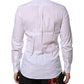 White MARTINI Long Sleeves Dress Formal Shirt