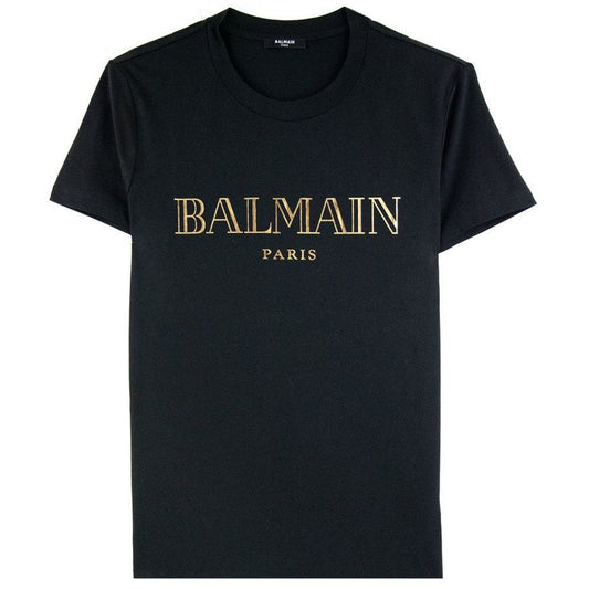 Black Cotton T-Shirt