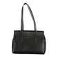Black Polyethylene Women Handbag