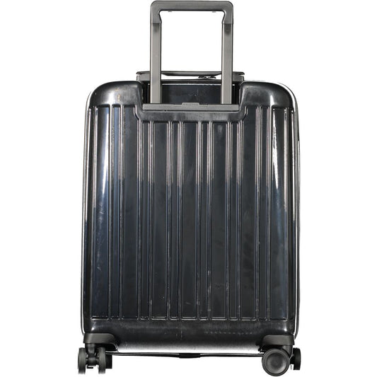 Black Polycarbonate Men Luggage