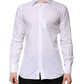 White GOLD Long Sleeves Dress Formal Shirt
