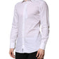 White GOLD Long Sleeves Dress Formal Shirt