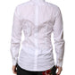 White GOLD Long Sleeves Dress Formal Shirt