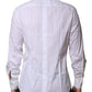 White GOLD Long Sleeves Dress Formal Shirt