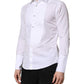 White GOLD Long Sleeve Dress Men Formal Shirt