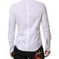 White GOLD Long Sleeve Dress Men Formal Shirt