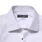 White GOLD Long Sleeve Dress Men Formal Shirt