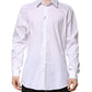 White GOLD Long Sleeve Dress Men Formal Shirt