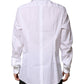 White GOLD Long Sleeve Dress Men Formal Shirt