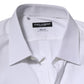 White GOLD Long Sleeve Dress Men Formal Shirt