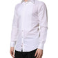 White GOLD Cotton Poplin Dress Formal Shirt