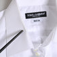 White MARTINI Cotton Men Dress Formal Shirt