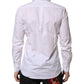 White Cotton Long Sleeves Dress Formal Shirt