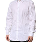 White GOLD Cotton Men Dress Formal Shirt