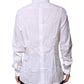 White GOLD Cotton Men Dress Formal Shirt