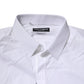 White GOLD Cotton Men Dress Formal Shirt