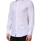 White Stripes Cotton Long Sleeve Formal Shirt