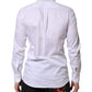 White Stripes Cotton Long Sleeve Formal Shirt