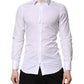 White GOLD Cotton Long Sleeve Men Formal Shirt