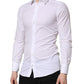 White GOLD Cotton Long Sleeve Men Formal Shirt