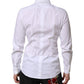 White GOLD Cotton Men Dress Formal Shirt