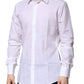White GOLD Cotton Long Sleeves Men Formal Shirt