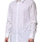 White GOLD Cotton Men Dress Formal Shirt