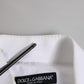 White GOLD Cotton Men Dress Formal Shirt