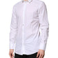 White GOLD Cotton Long Sleeves Men Formal Shirt