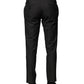 Gray Cotton Patterned Formal Pants