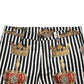 Multicolor Striped Crown Pants
