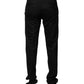 Black Wool Formal Dress Pants