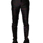 Multicolor Polyester Patterned Pants