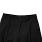Black Wool Formal Men Cropped Pants