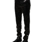 Black Sequined Embellishment Pants
