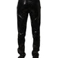 Black Sequined Embellishment Pants