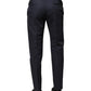 Dark Blue Cotton Formal Pants