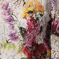Multicolor Floral Long Sleeve A-line Dress