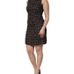 Multicolor Sleeveless Mini Tweed A-line Dress