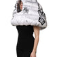 White Polyester Printed Hood Quilted Hat