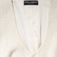 Ivory Cotton Button Down Sleeveless Vest Top