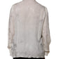 White Button Down Long Sleeves Blouse Top
