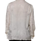 White Button Down Long Sleeves Blouse Top