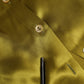 Green Ascot Collar Long Sleeves Blouse Top