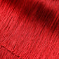Red Silk Strapless Fringe Crop Tube Top