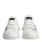 White Cotton NS1 Low Top Sneakers Shoes