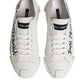 White Cotton NS1 Low Top Sneakers Shoes